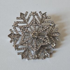 Silver Snowflake Ornament